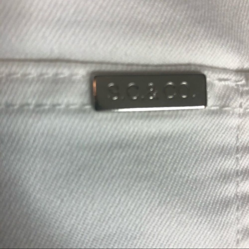 S.C & Co White Pencil Skirt Size 4 NWT - Picture 3 of 7